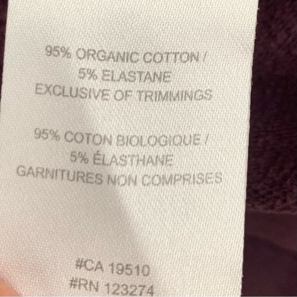 Lolë Organic Cotton Blend Full Zip Athletic Jacket Sz M - Picture 8 of 9